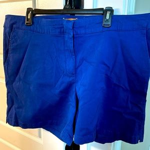 Women’s electric blue re-creation shorts